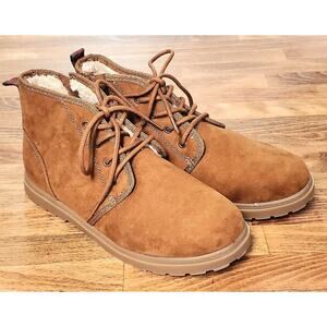 Target Boys' Ronin Slip-On Lace/Zipper Brown Chukka Boots Cat & Jack Tan, SIZE 3